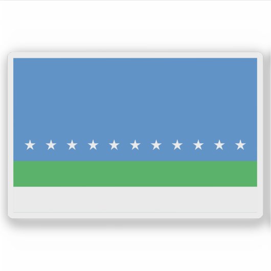 サンホセ（サンノゼ）国旗、コスタリカ シール (正面)