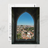 サンホルヘ城の窓，ポルトガル – 葉書 ポストカード (正面/裏面)