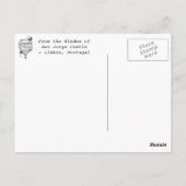 サンホルヘ城の窓，ポルトガル – 葉書 ポストカード (裏面)