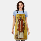 サンボニフェイスバイアルブレヒト・デ・ヴィリエンント エプロン (着用した状態)