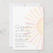 サンボホサンシャインベビーシャワー 招待状 (正面)