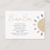 サンボホ赤ちゃんシャワー エンクロージャーカード (正面)