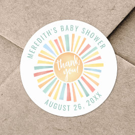 サンボホ赤ちゃんシャワー ラウンドシール