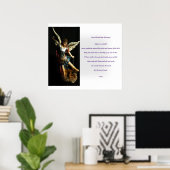 サンマイケル祈りの言葉 ポスター (ホームオフィス)