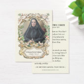 サンマザーカブリニカトリック宗教修道女祈りの言葉 (デスク)