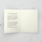 サンマザーカブリニカトリック宗教修道女祈りの言葉 カード (内部)