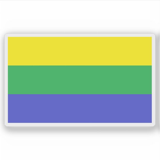 サンマテオ州，アラジュエラ，コスタリカのカントン国旗 シール (正面)