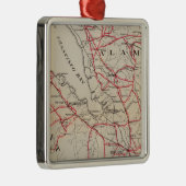 サンマテオ,サンタクルス,サンタクララ,アラメダ メタルオーナメント (右)