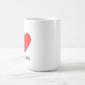 サンマリノが好きな人向けのスクエアステッカー コーヒーマグカップ (中央)