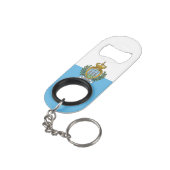 サンマリノの国旗 キーホルダー栓抜き (裏面アングル)