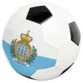 サンマリノの国旗 サッカーボール (3/4)