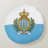 サンマリノの国旗 ラウンドクッション (裏面)