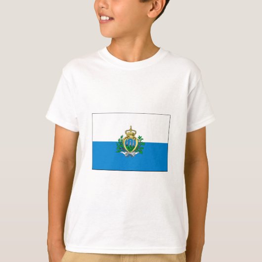 サンマリノの旗インターナショナル Tシャツ (正面)