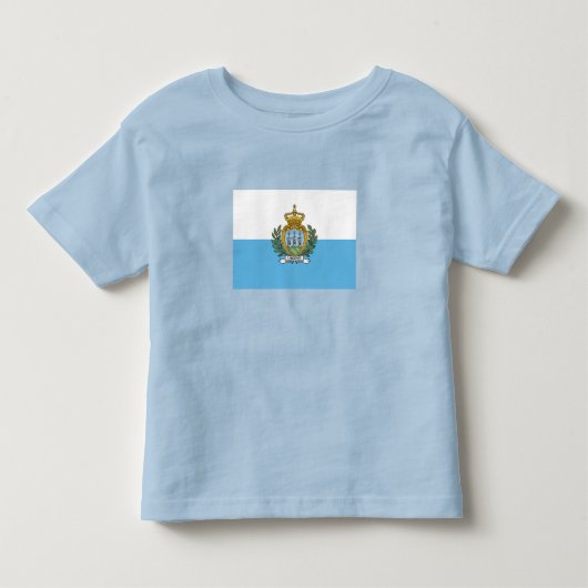 サンマリノの旗 トドラーTシャツ (正面)