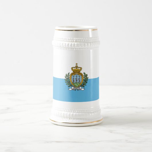 サンマリノの旗 ビールジョッキ (中央)