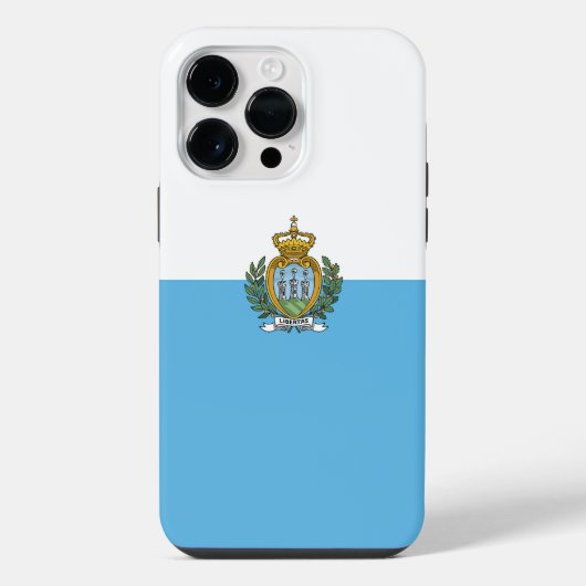 サンマリノの旗 iPhoneケース (裏面)