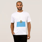 サンマリノの旗 Tシャツ (正面フル)