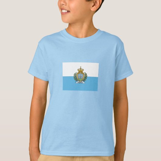 サンマリノの旗 Tシャツ (正面)