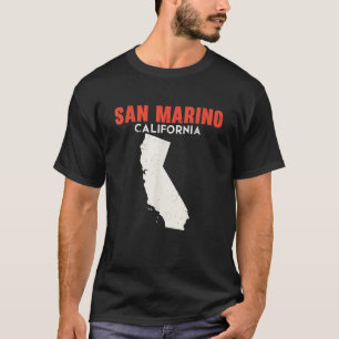 サンマリノカリフォルニアUSA州アメリカトラベルカル Tシャツ