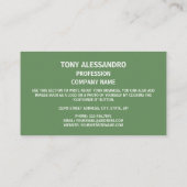 サンマリノ国旗とコート・オブ・アームズ 名刺 (裏面)