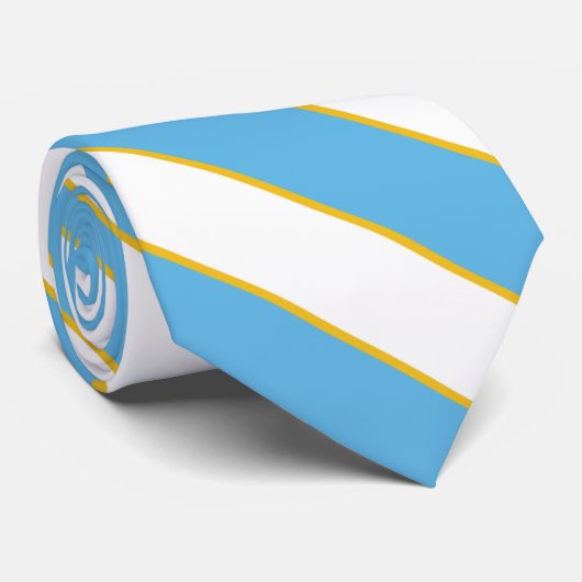 サンマリノ国旗の色 ネクタイ (ロール)