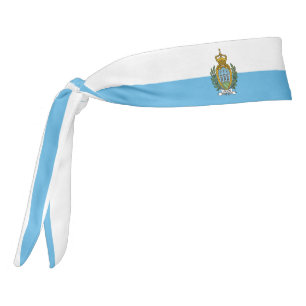 サンマリノ国旗エレガント国 タイヘッドバンド