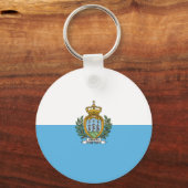 サンマリノ国旗 キーホルダー (正面)