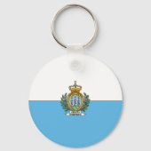 サンマリノ国旗 キーホルダー (裏面)