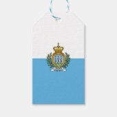 サンマリノ国旗 ギフトタグ (正面)