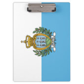 サンマリノ国旗 クリップボード (正面)