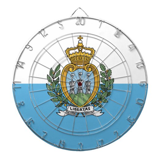 サンマリノ国旗 ダーツボード (正面)