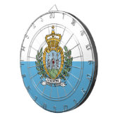 サンマリノ国旗 ダーツボード (正面右)