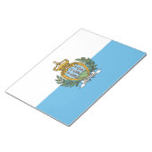 サンマリノ国旗 ノートパッド (アングル)