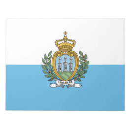 サンマリノ国旗 ノートパッド