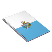 サンマリノ国旗 ノートブック (右側)