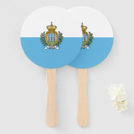 サンマリノ国旗 ハンドファン