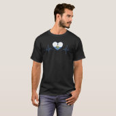 サンマリノ国旗 ハートビート プライド ギフト Tシャツ (正面フル)