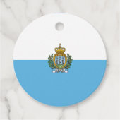 サンマリノ国旗 フェイバータグ (正面)