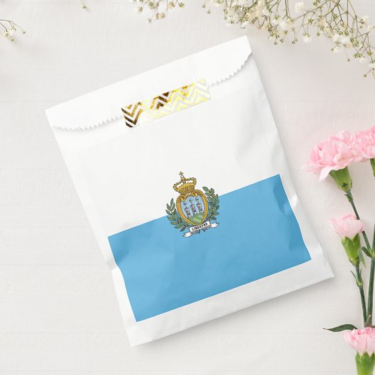 サンマリノ国旗 フェイバーバッグ (封をした状態)