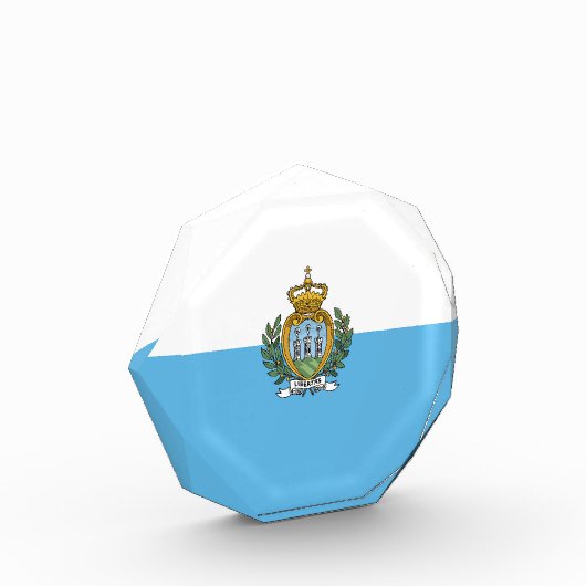 サンマリノ国旗 フォトブロック (左)