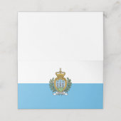 サンマリノ国旗 プレイスカード (外部開封)