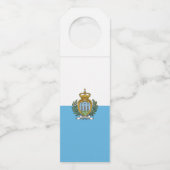 サンマリノ国旗 ボトルネックタグ (正面)