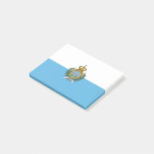 サンマリノ国旗 ポストイット (アングル)