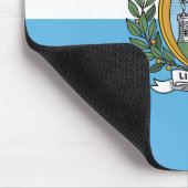 サンマリノ国旗 マウスパッド (コーナー)