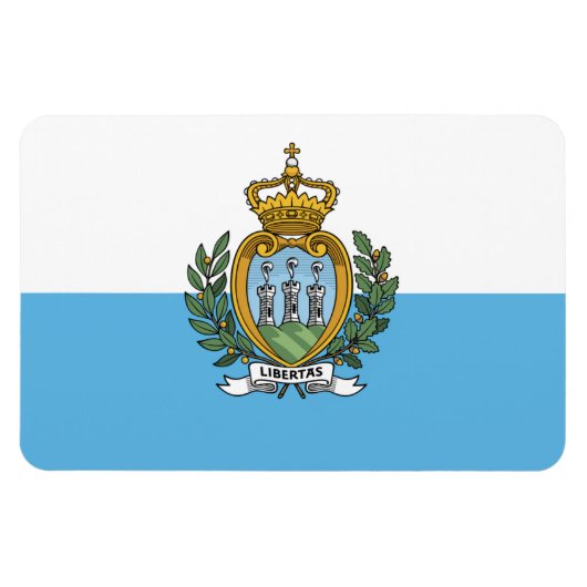 サンマリノ国旗 マグネット (横)