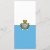 サンマリノ国旗 メニュー (裏面)