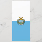 サンマリノ国旗 メニュー (正面)