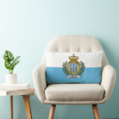 サンマリノ国旗 ランバークッション (椅子)