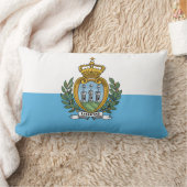 サンマリノ国旗 ランバークッション (ブランケット)