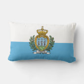 サンマリノ国旗 ランバークッション (裏面)